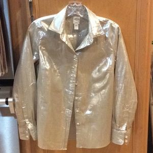Metallic Gold Blouse